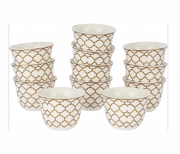 ROYALFORD | 80Ml 12 Pcs Arabic Cahwa Cup Set | Rf12114