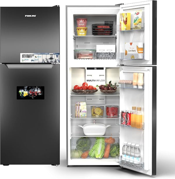 NIKAI | Double Door Refrigerator 310Ltrs | NRF310FSS