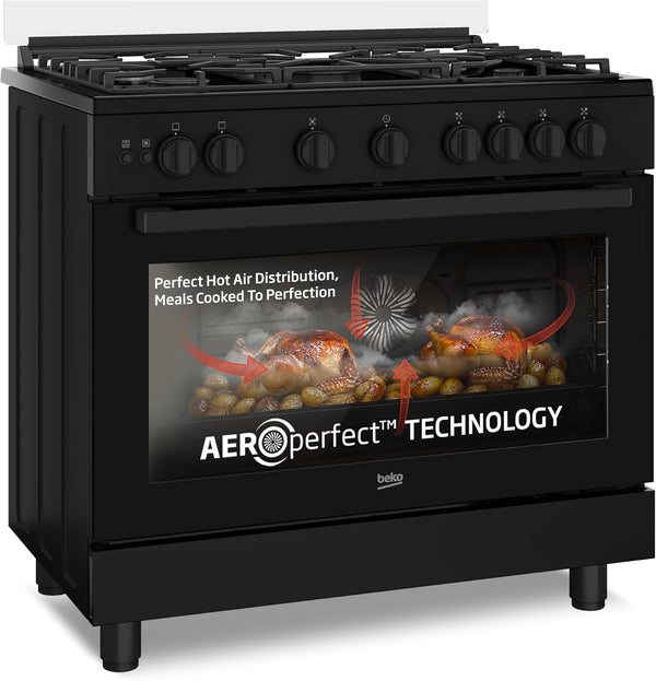 BEKO | Freestanding Gas Cooker 90x60cm BGGR11127GBA | TEC-10670