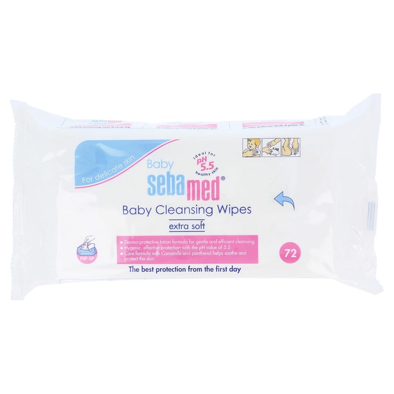 SEBAMED | Extra Soft Baby Cleansing Wipes White 72 Pieces | SB2025953
