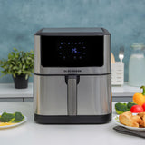 OLSENMARK | Digital Air Fryer With Non-Stick Frying Pot and Tray | OMAF7032