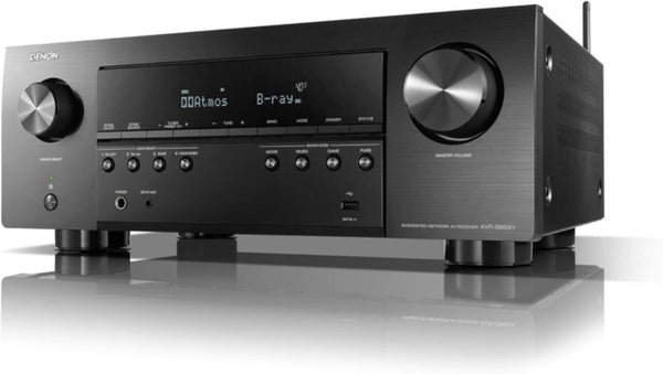DENON | 7.2 Ch. 145W 8K AV Receiver with HEOSÃ‚Â® Built-in Stereo amplifier,145W per channel, 8K Ultra HD,3D Audio, 6 HDMI inputs | AVR-S960H