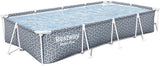BESTWAY | Steel Pro Rectangle Pool Set 12x6.7x26-3.66mx2.01mx66cm | BES115TOY01845
