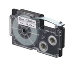 CASIO | Label Printer Black On Clear Tapes 9mm | XR-9X1-W-DJ1