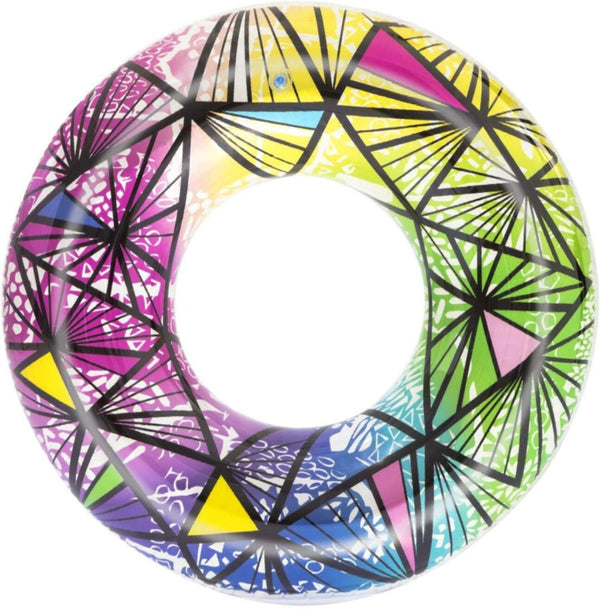 BESTWAY | Stained Glass Swim Ring 47"/1.19m | BES115TOY01461