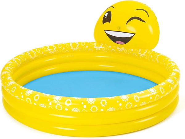 BESTWAY | Summer Smiles Sprayer Pool  65" x 57" x 27"/1.65m x 1.44m x 69cm | BES115TOY01154