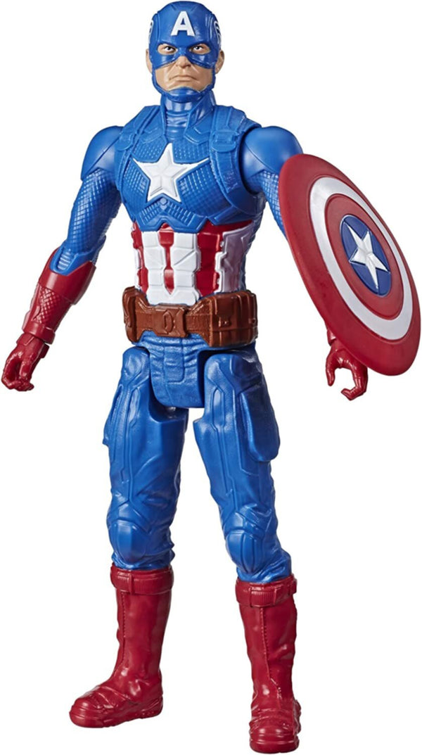 HASBRO | Avengers Titan Hero Figure Captain America Toy 12"inch | HSO106TOY01074