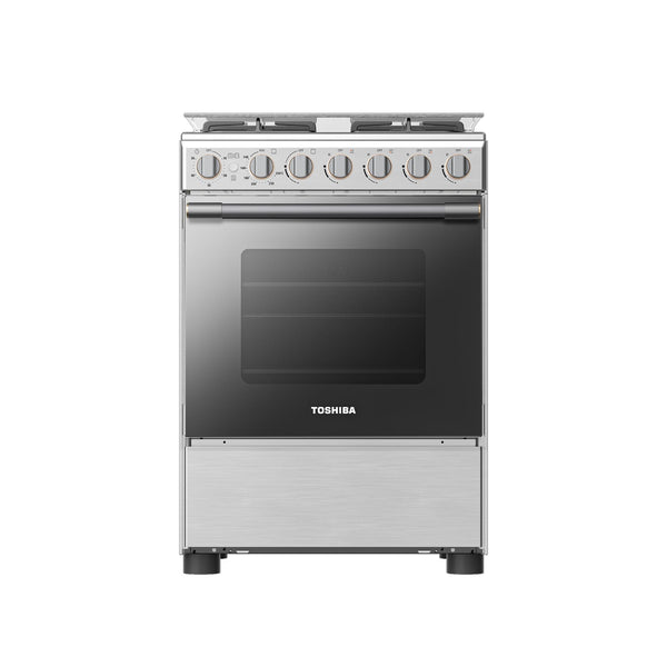 TOSHIBA | 4 Burner Gas Cooking Range 60 x 60 Stainless Steel | RB2-60G4GE(MR)
