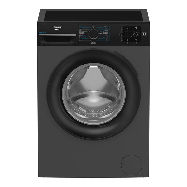 BEKO | Front Load Washing Machine, 8 kg, 1400 RPM, Bohemian Anthracite | WTV814UNXA
