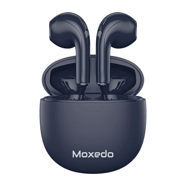 MOXEDO | True Wireless Earbuds S6 Bluetooth 5.3 7 Hours Playing Time 300mAh Charging Case Touch Control One Step Pairing Blue | MX-TWS015-BL