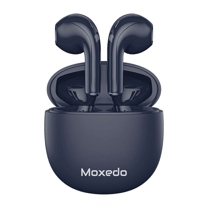 MOXEDO | True Wireless Earbuds S6 Bluetooth 5.3 7 Hours Playing Time 300mAh Charging Case Touch Control One Step Pairing Blue | MX-TWS015-BL