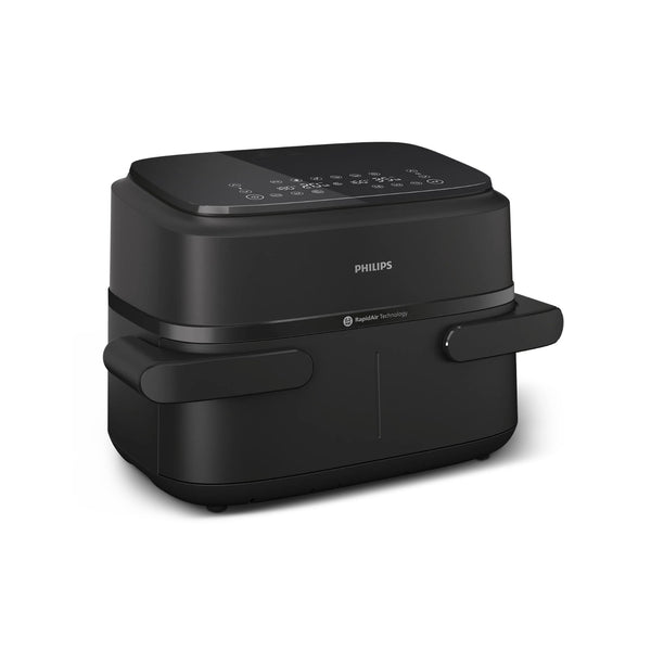 PHILIPS | 1000 Series Dual Basket Air Fryer, 7.1L, Black | NA150/09