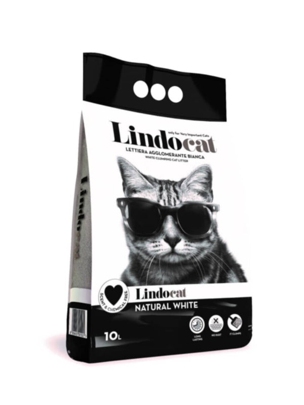 LINDOCAT | White Bentonite Natural White - 10 L (Fragrance-free)