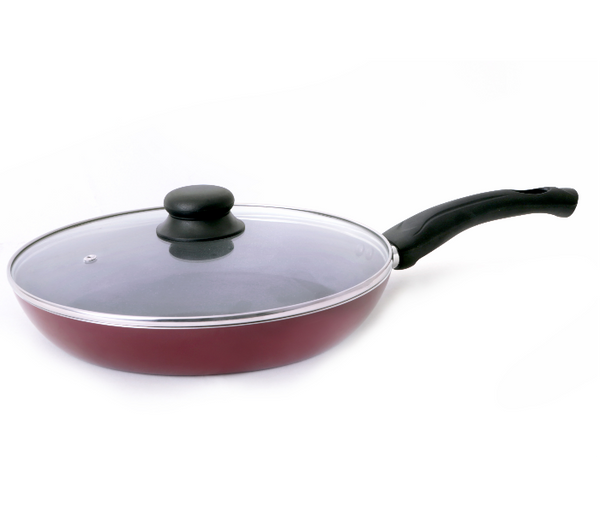 ROYALFORD | 22Cm Fry Pan With Lid Red | Rf2950