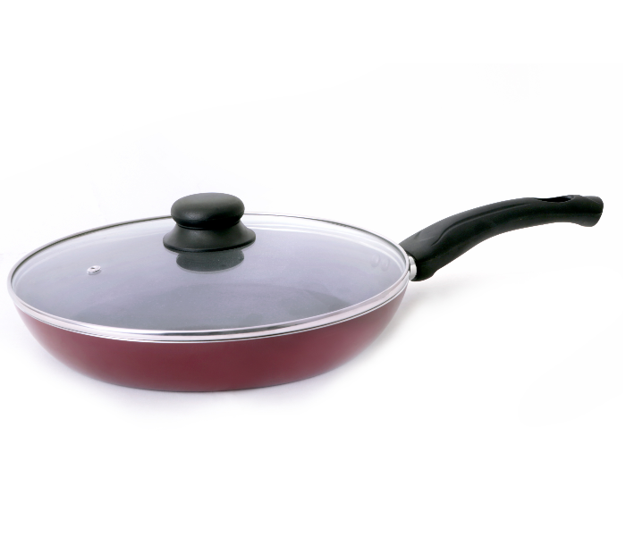 ROYALFORD | 22Cm Fry Pan With Lid Red | Rf2950