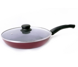 ROYALFORD | 22Cm Fry Pan With Lid Red | Rf2950