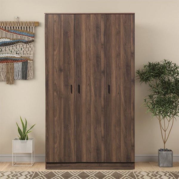 DANUBE | Gamorah 3Door Wardrobe Columbia Dark Brown | 810100700641