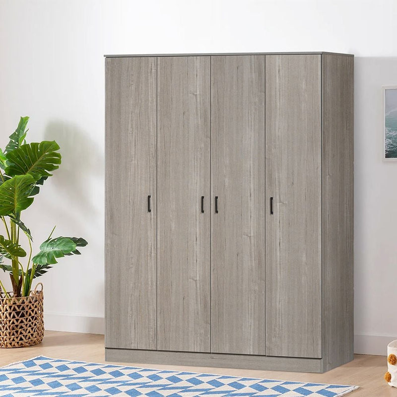 DANUBE | Gamorah 4Door Wardrobe Warm Grey | 810100700648