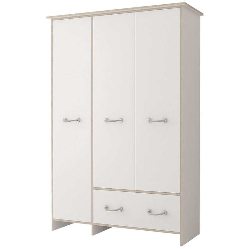DANUBE | Trensor 3 Door Wardrobe Off White | 810200600049