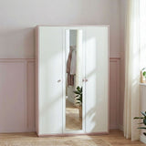 DANUBE | Candy 3 Door Wardrobe With 1 Mirror Blush Pink Cream | 810200600066