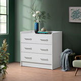 DANUBE | Supreme 3 Drawer Young Dresser White | 810201500019