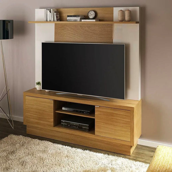 DANUBE | Zoyo TV Wall Unit TV up to 65" Brown Off-White | 810300300337