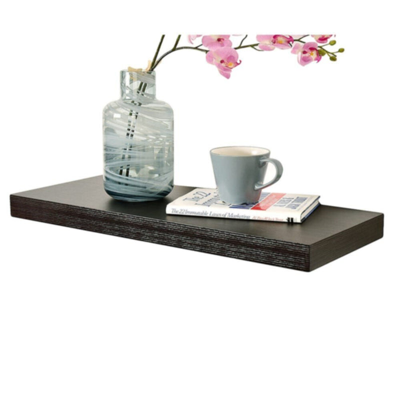 DANUBE | Grande Floating Wall Shelf - 90x23x3.8 cm - Walnut | 810300400068