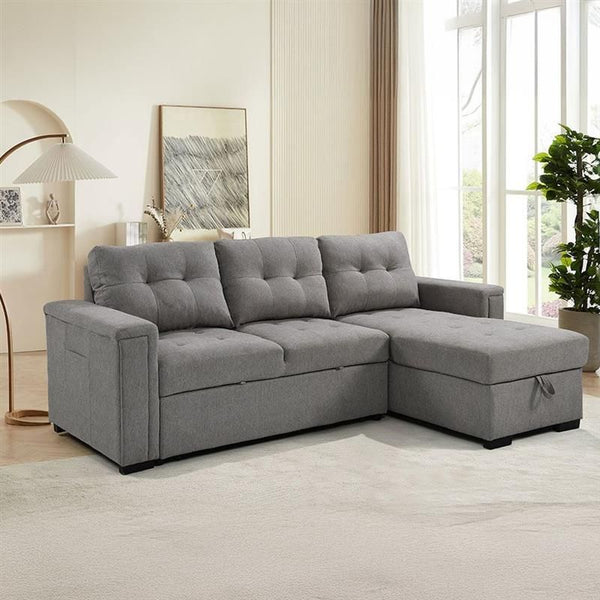 DANUBE | Ramiro Reversible Corner Fabric Sofa Bed | 810302700105