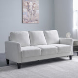 DANUBE | Gamorah 3 Seater Fabric Sofa Cream | 810302801417