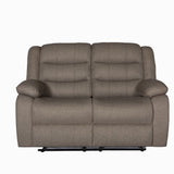 DANUBE | Archer 2  Seater Fabric Recliner Brown | 810302801651