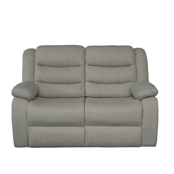 DANUBE | Archer 2 Seater Fabric Recliner Light Brown | 810302801652
