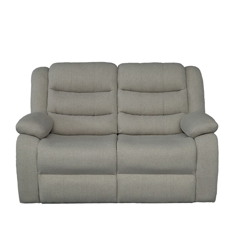 DANUBE | Archer 2 Seater Fabric Recliner Light Brown | 810302801652