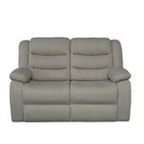 DANUBE | Archer 2 Seater Fabric Recliner Light Brown | 810302801652
