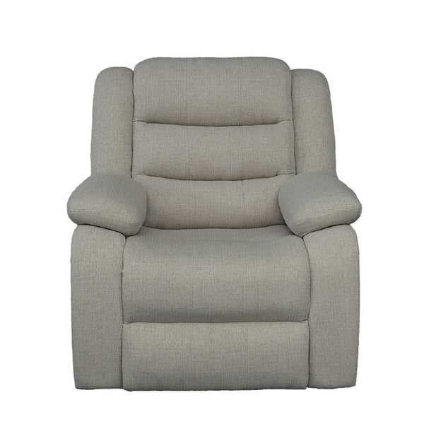DANUBE | Archer 1 Seater Fabric Recliner Light Brown | 810302801661