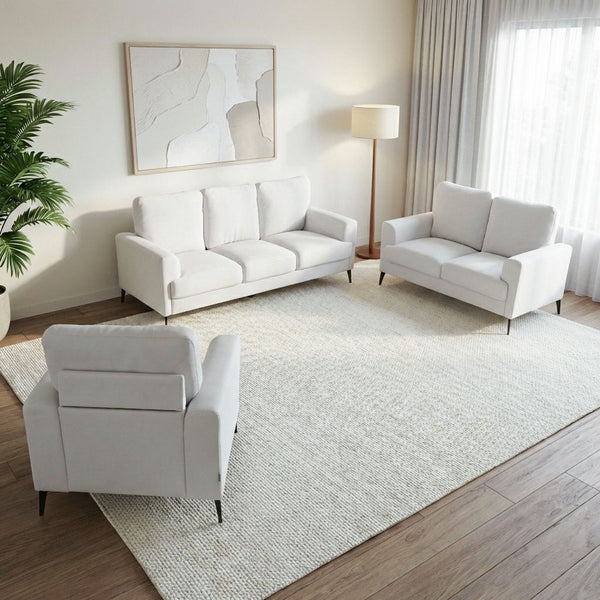 DANUBE | Bennett 3 + 2 + 1 Fabric Sofa Set Beige | 810400500141