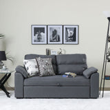 DANUBE | Balmond 3-Seater Fabric Sofabed Grey | 810401102070
