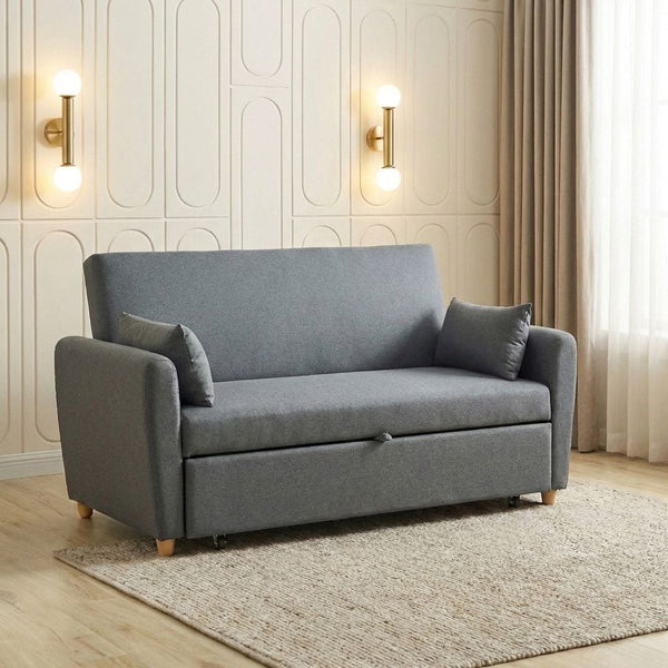 DANUBE | Alpha 2 Seater Fabric Sofa Bed | 810401102074