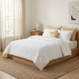 DANUBE | Mystique 6 Pc Double Gauze King Size BIAB Comforter Set White Sand 240x260 CM | 811500136678