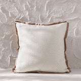 DANUBE | Gleam Jacquard Cushion White Bronze 45x45 cm | 811500137685