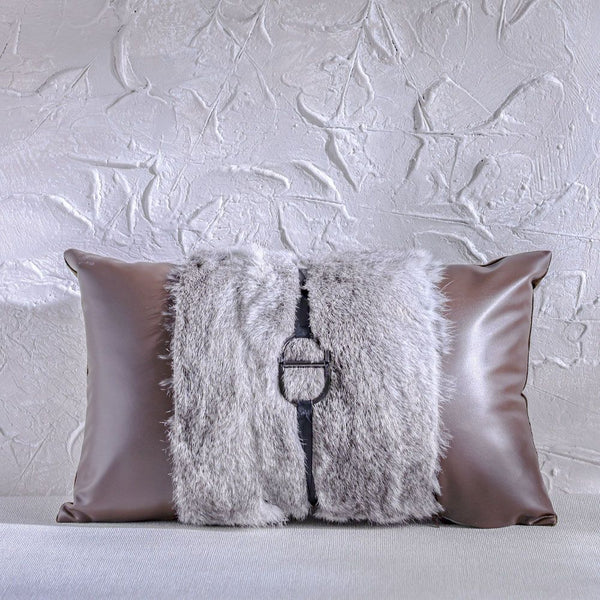 DANUBE | Gleam Patchwork Cushion Coffee Brown 30x50 cm | 811500137690