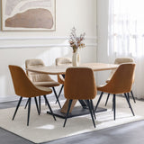 DANUBE | Weller 6 Seater Dining Set Oak Black | 811600100339