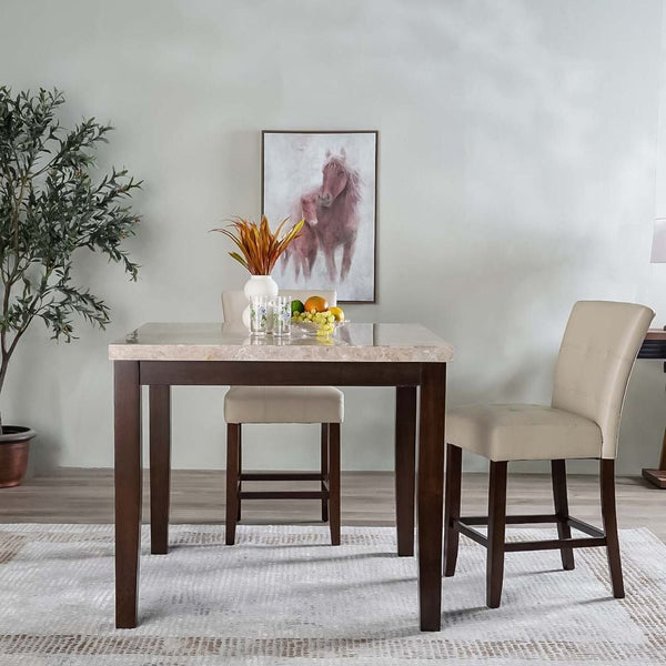 DANUBE | Brody 4 Seater Counter Height Dining Table Beige | 811600200152
