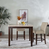 DANUBE | Brody 4 Seater Counter Height Dining Table Beige | 811600200152