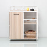 DANUBE | Benco Storage Cabinet with 3 Shelves & 1 Door Ash White | 811601100100