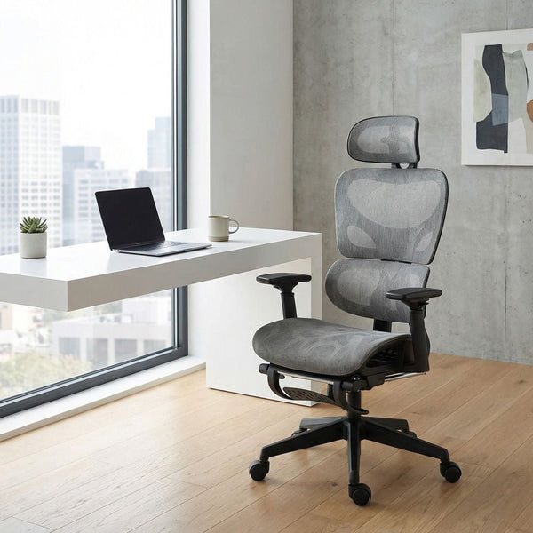 DANUBE | Britanica High Back Office Chair Grey | 811900300144