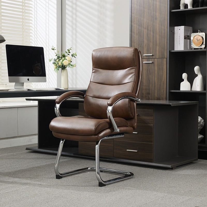 DANUBE | Harland Visitor Back Office Chair Dark Brown | 811900300181