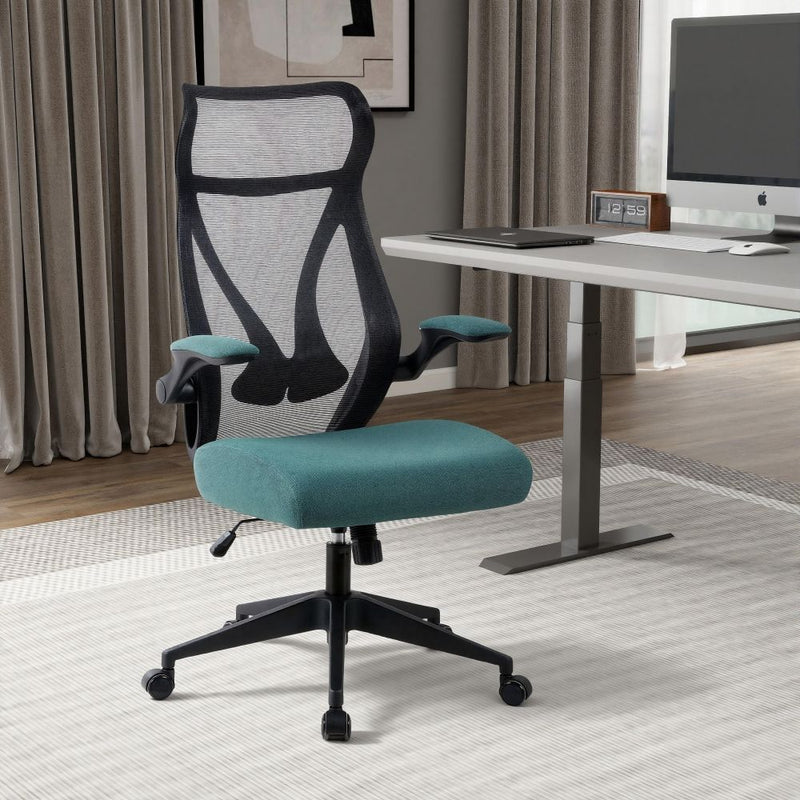 DANUBE | Atrosia High Back Office Chair Black Green | 811900300198
