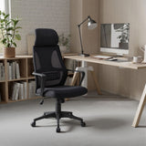 DANUBE | Baston High Back Office Chair Black | 811900300199