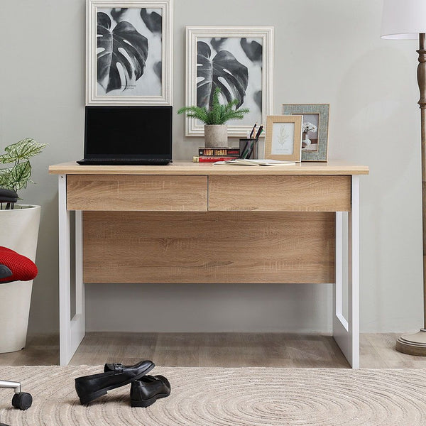 DANUBE | Tecno Study Desk White Oak White | 811900900004
