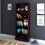DANUBE | Atlaz Bookcase Red Black | 811900900020